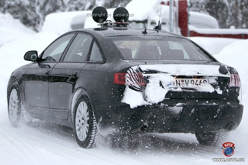 Zdjęcia szpiegowskie: Audi A6 wkrótce także z diodami (kolejne fotografie)