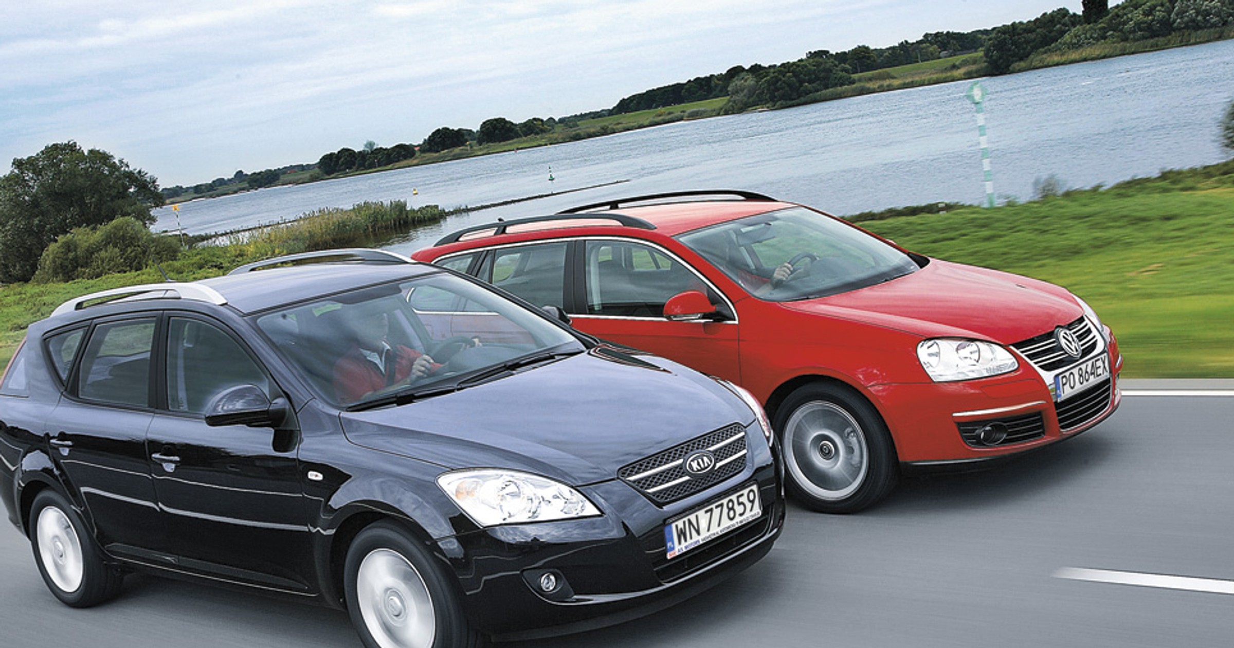Kia cee'd SW i Volkswagen Golf V Variant