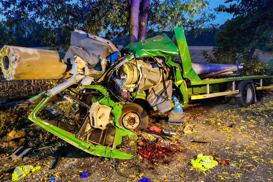 Tragiczny wypadek lawety w okolicach Chrząstowa