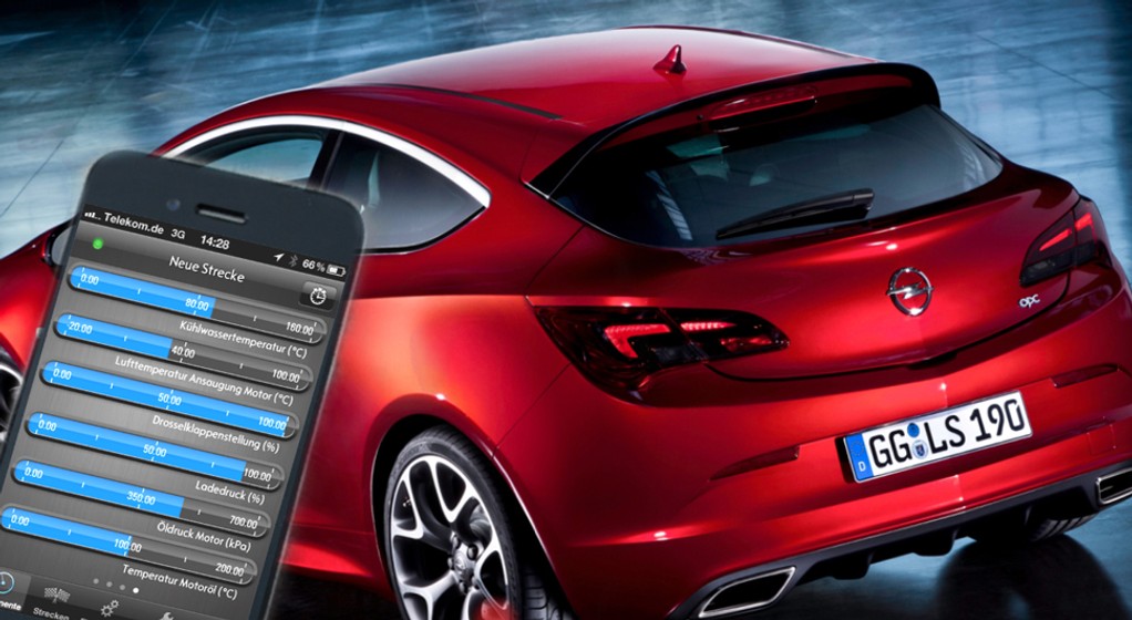 Kontroluj Opla Astrę OPC poprzez iPhone'a