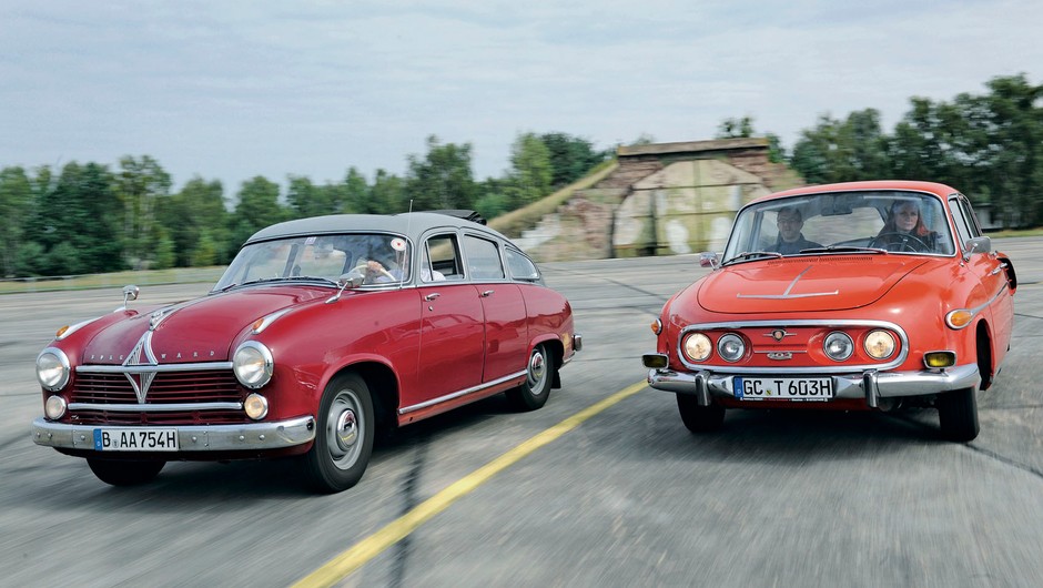 Borgward Hansa 2400 kontra Tatra 603-2 - nietypowa klasa wyższa