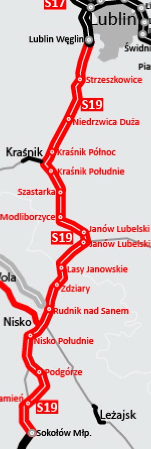S19 Lublin - Rzeszów