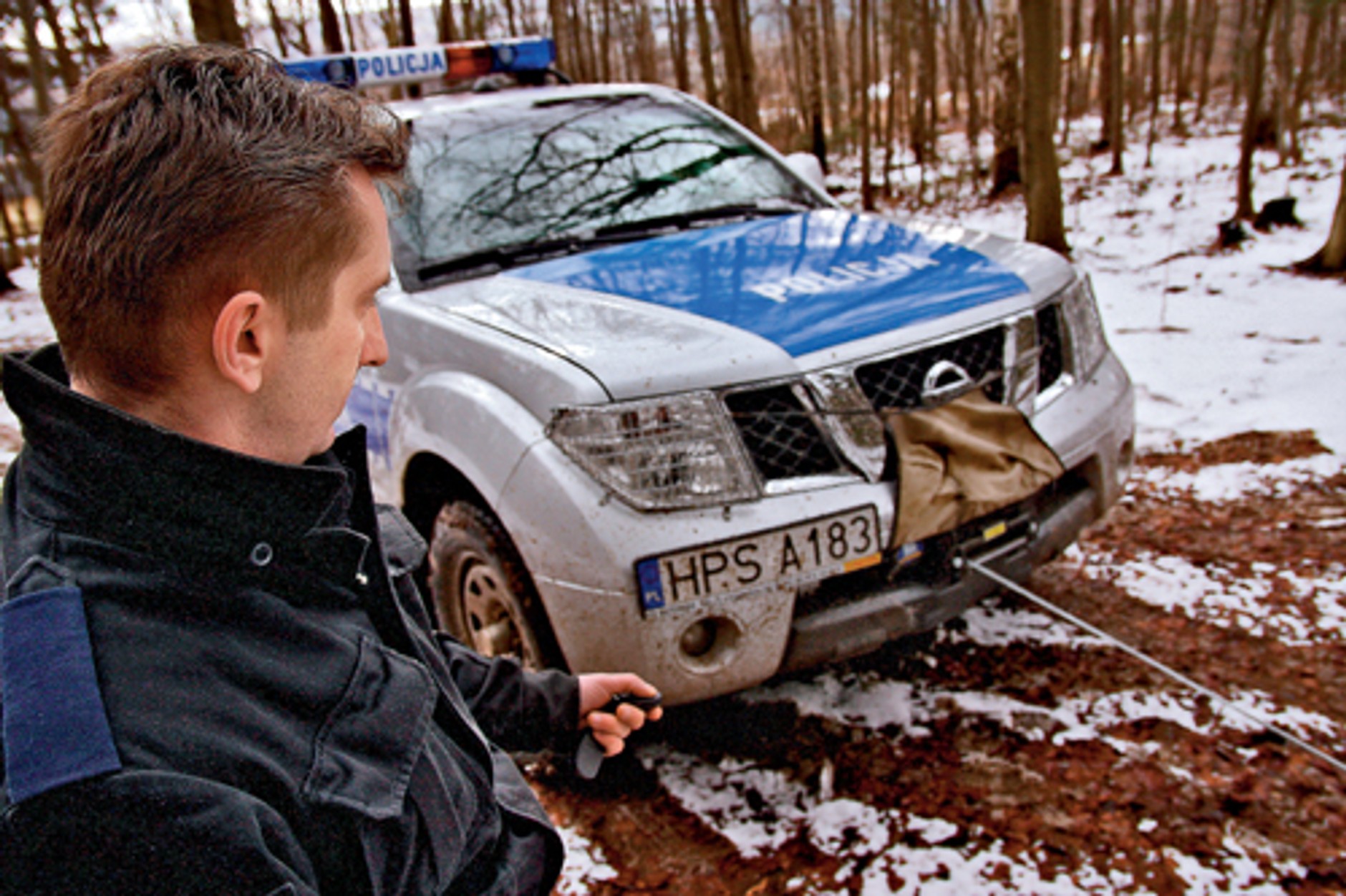 Nissan Pathfinder 2.5 - W służbie policji