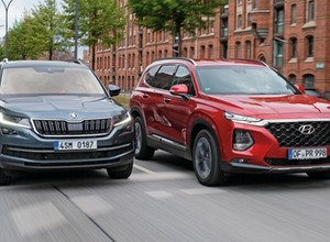 Porównanie dużych SUV-ów: Hyundai Santa Fe kontra Skoda Kodiaq