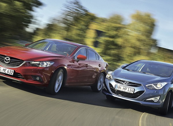 Nowa Mazda 6 kontra Hyundai i40: porównanie rodzinnych sedanów