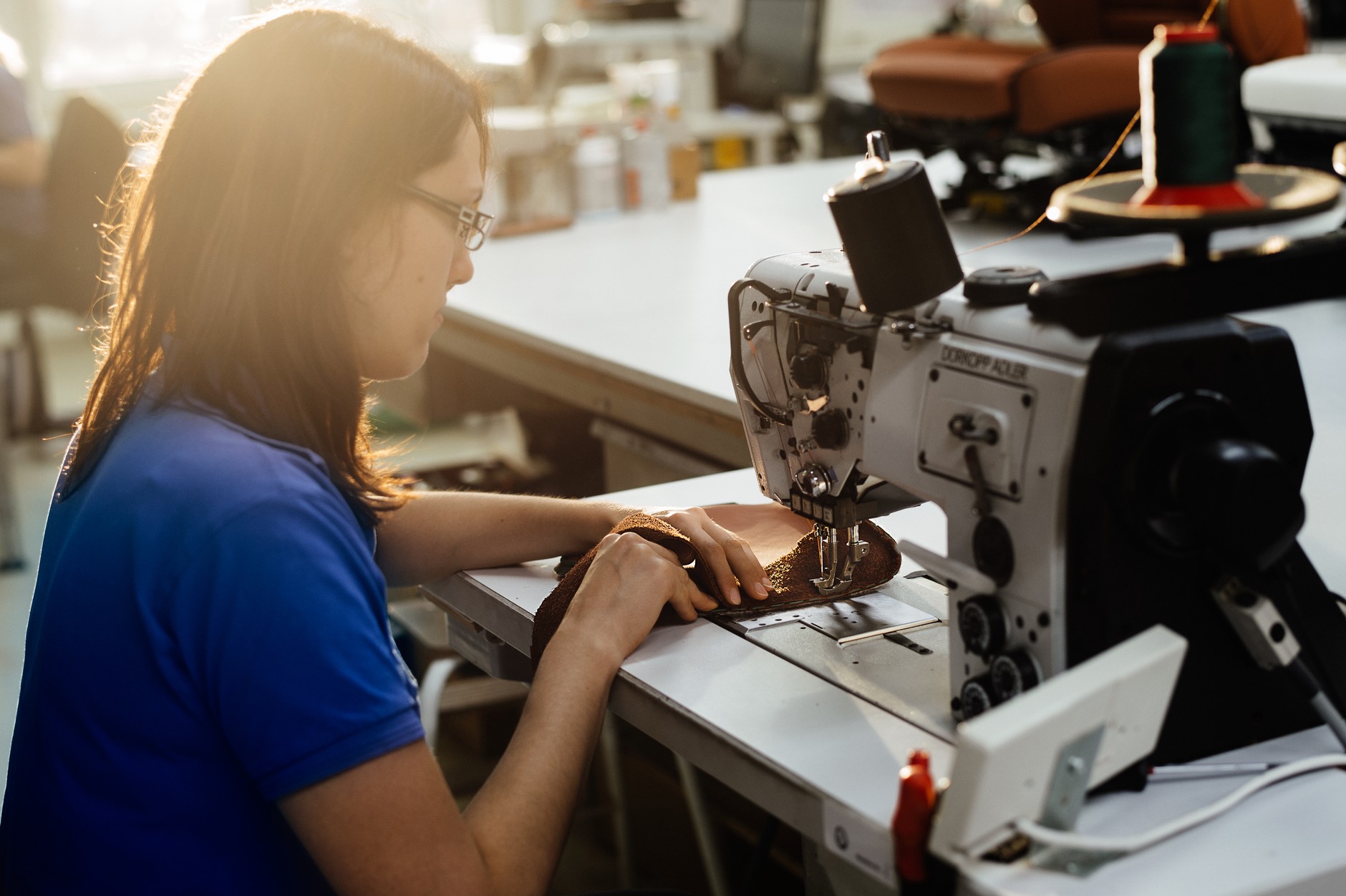 Wszystko jest zszywane ręcznie...