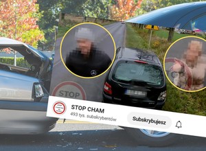Chciał zemścić się na kierowcy tira. Policjant nie chciał z nim rozmawiać, gdy zobaczył nagranie