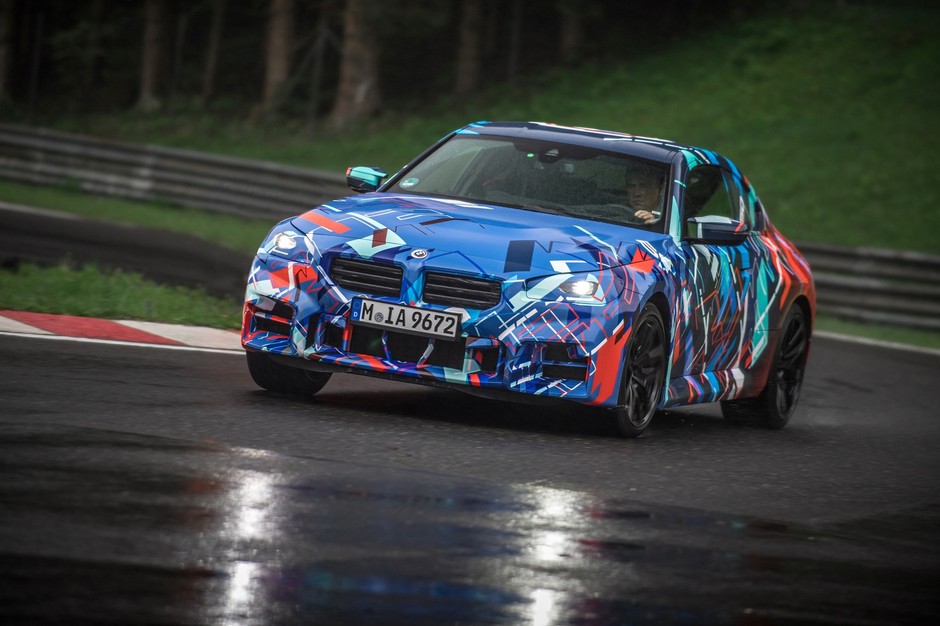Nowe BMW M2 (2022) podczas testów na Salzburgringu