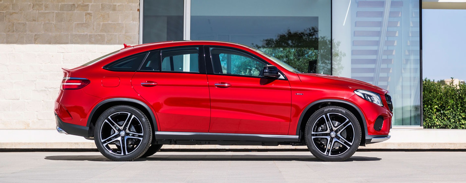 Mercedes GLE Coupé broń na BMW