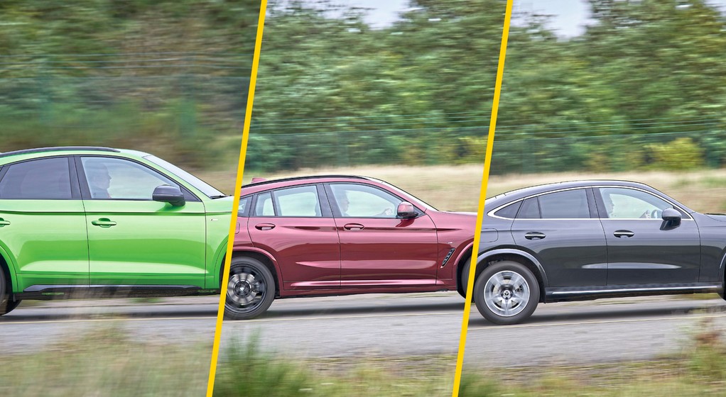 Audi Q5 Sportback kontra BMW X4 i Mercedes GLC Coupe