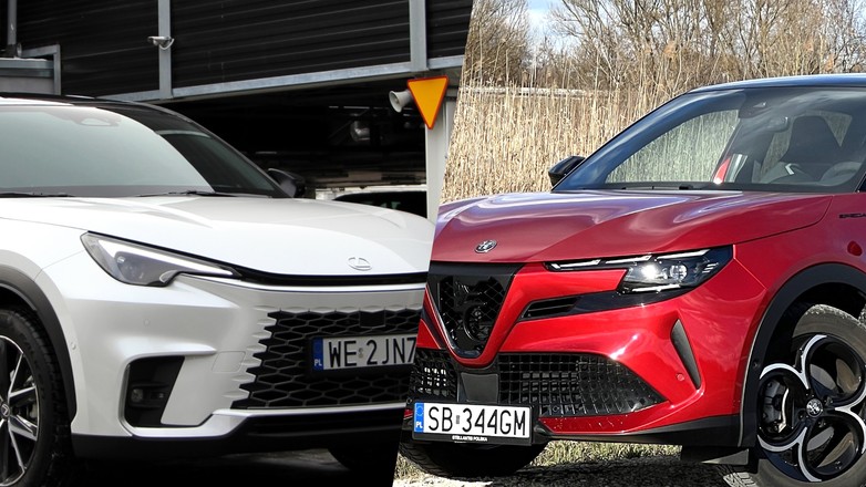 Lexus LBX i Alfa Romeo Junior (od lewej)
