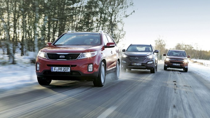 Mitsubishi Outlander kontra Kia Sorento i Hyundai Santa Fe: luksusowe diesle z napędem 4x4