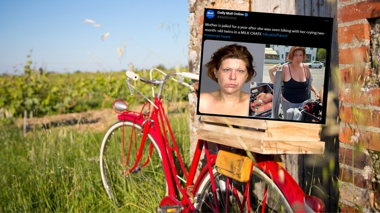 Przerażające odkrycie w rowerowej skrzynce na mleko (fot. screen: Twiter/MailOnline)