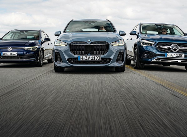 Trzy superpomysły na oszczędne auto dla rodziny? BMW 2 Active Tourer, Mercedes GLA i Volkswagen Golf Variant