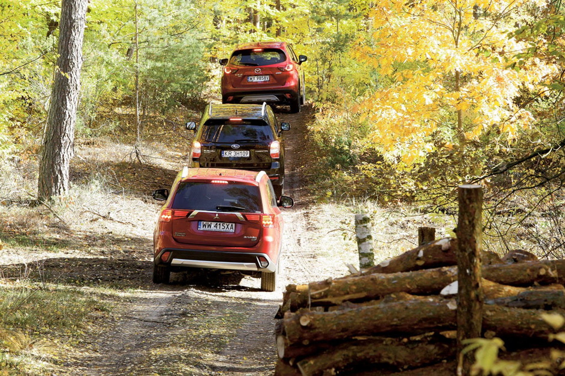 Mitsubishi Outlander kontra Subaru Forester i Mazda CX-5 - podsumowanie