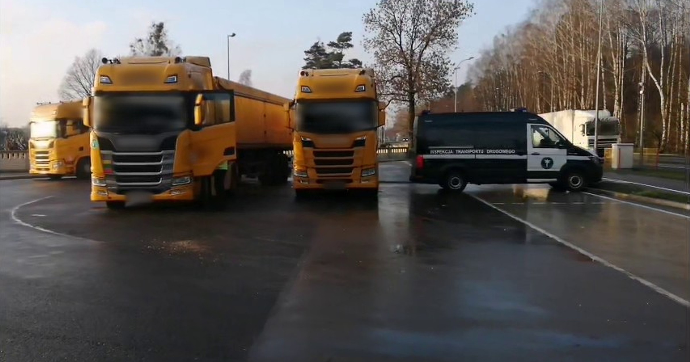 Podlascy inspektorzy ITD zatrzymali do kontroli ciężarówki wykonujące przewóz kabotażowy niezgodnie z przepisami