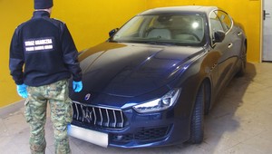 Straż graniczna zatrzymała Maserati Ghibli. Dalej nie pojechało