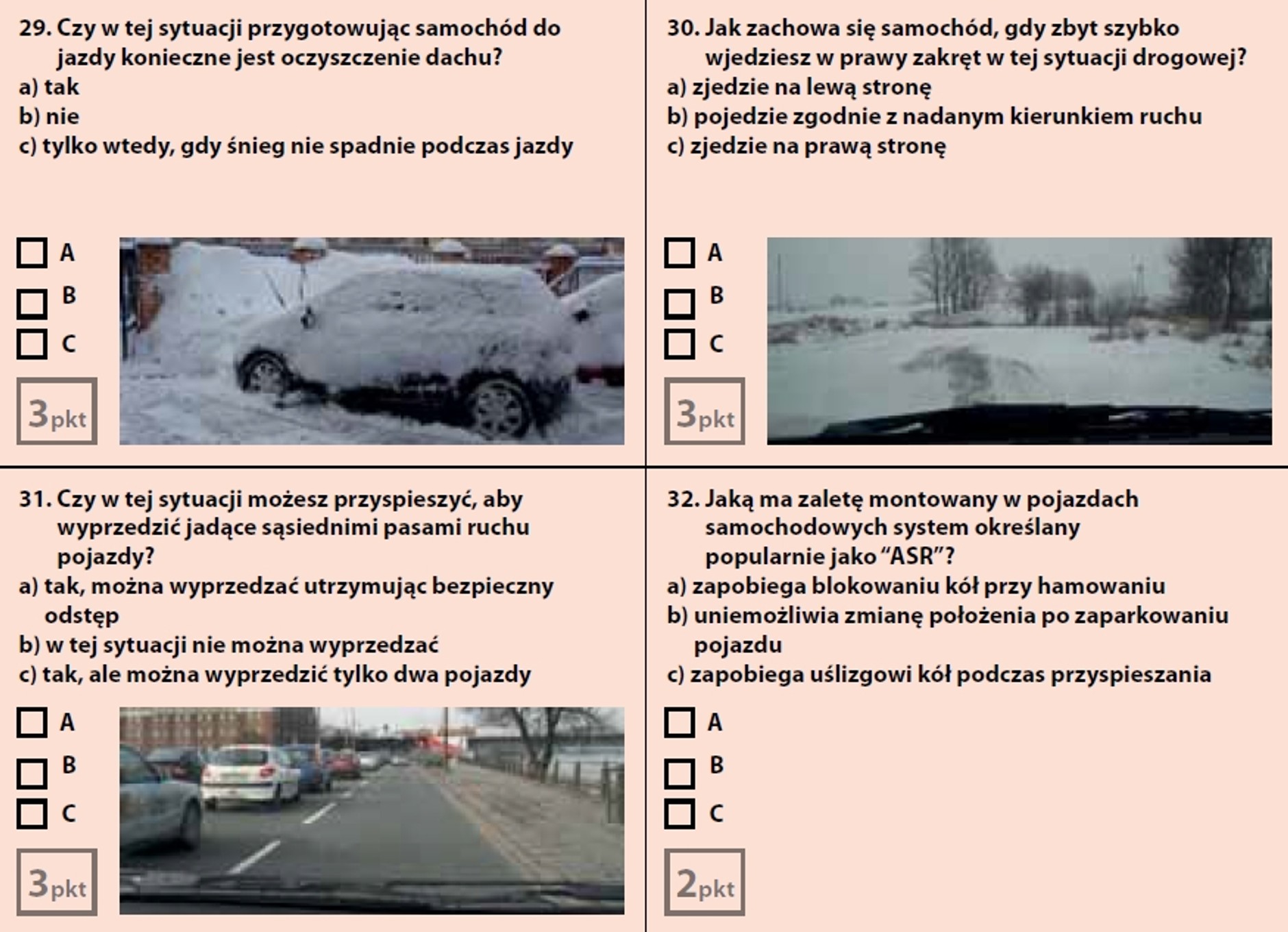 Egzamin teoretyczny na prawo jazdy - zestaw 7