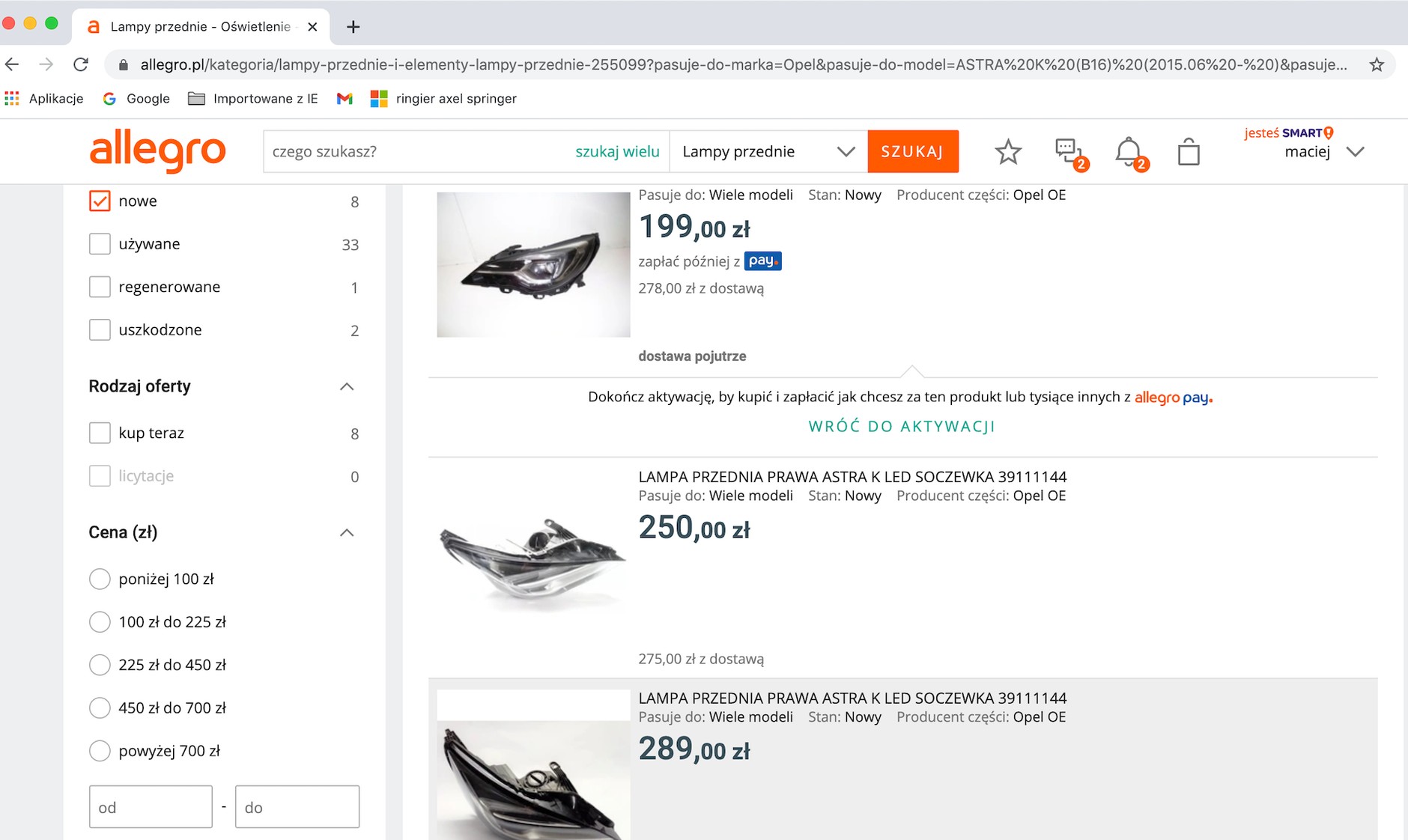 Jeśli podstawowym kryterium jest niska cena, otrzymujemy wyjątkowo tanie oferty