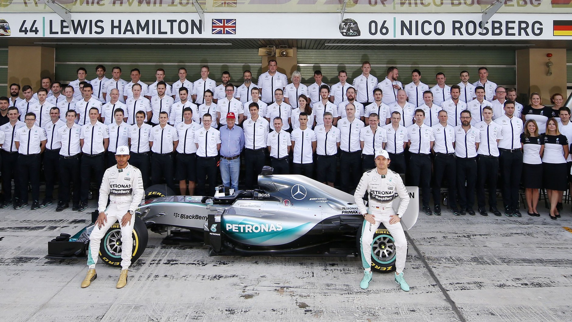 Mercedes GP - mistrz świata Formuły 1 w sezonie 2015