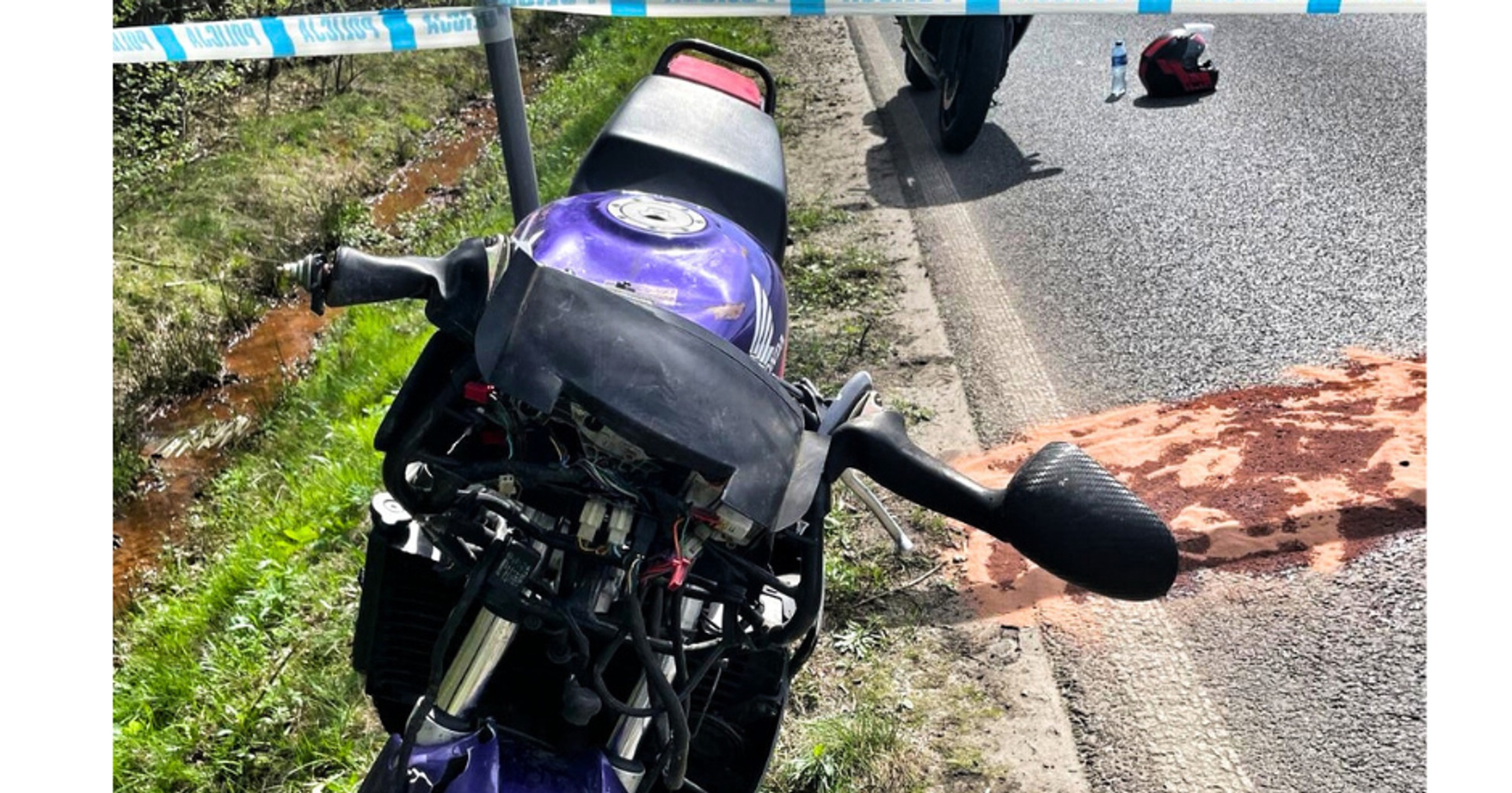 Jechali we czterech. Na jeden z motocykli najechał samochód