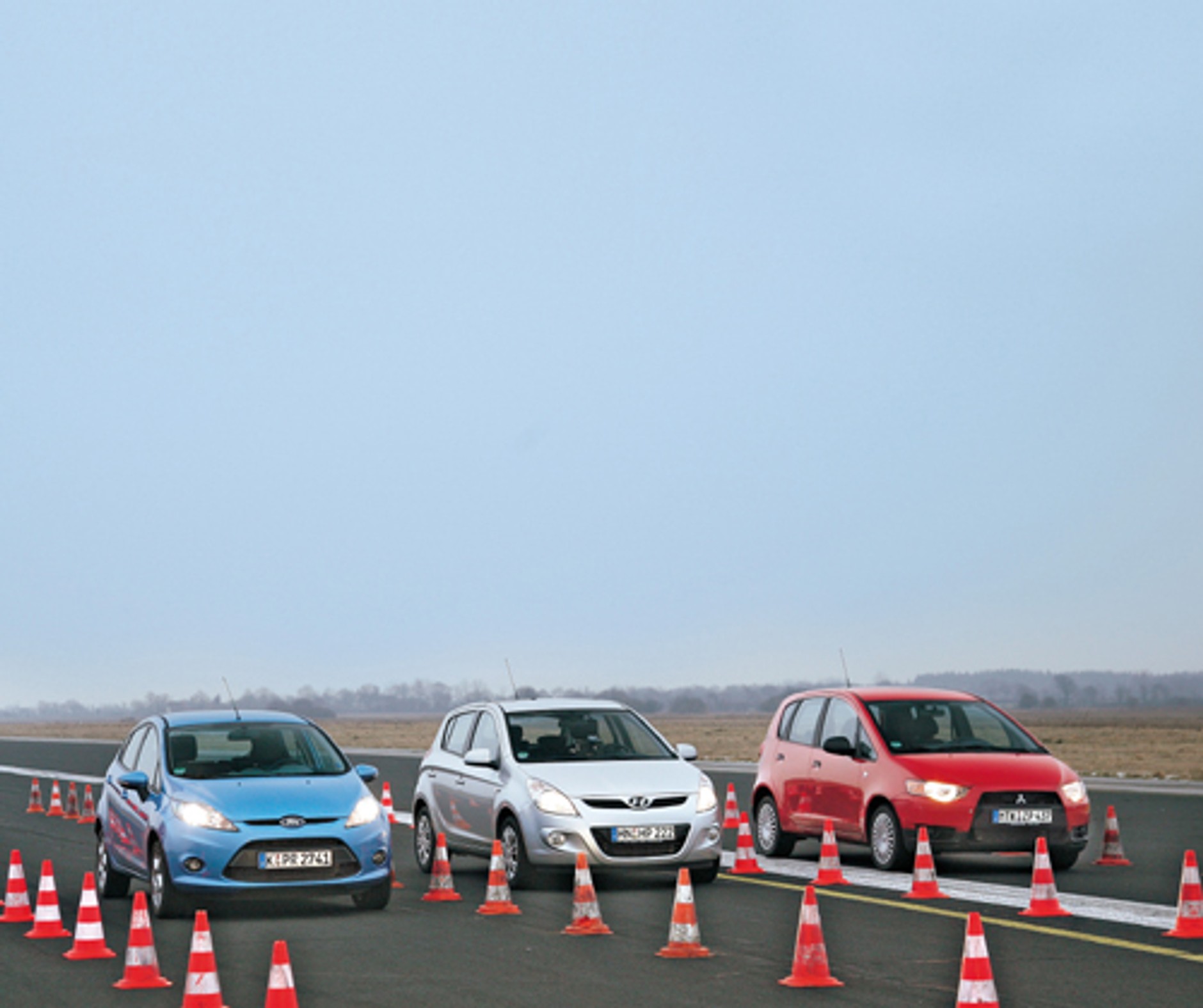 Hyundai i20 1.2 kontra Mitsubishi Colt 1.1 i Fiesta 1.25 - Nowy gracz w klasie B