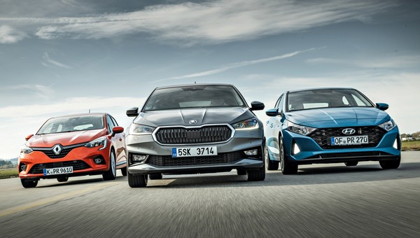 Nawet 5,7 l/100 km. I to nie są diesle! Hyundai i20 vs. Renault Clio i Skoda Fabia