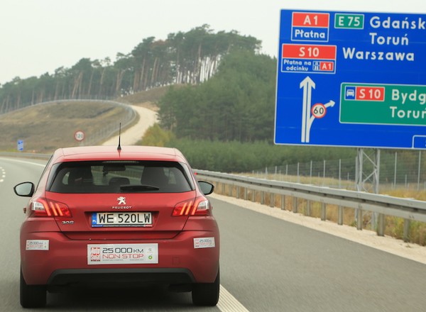 Peugeot 308: test 25 tys km non stop – meta!