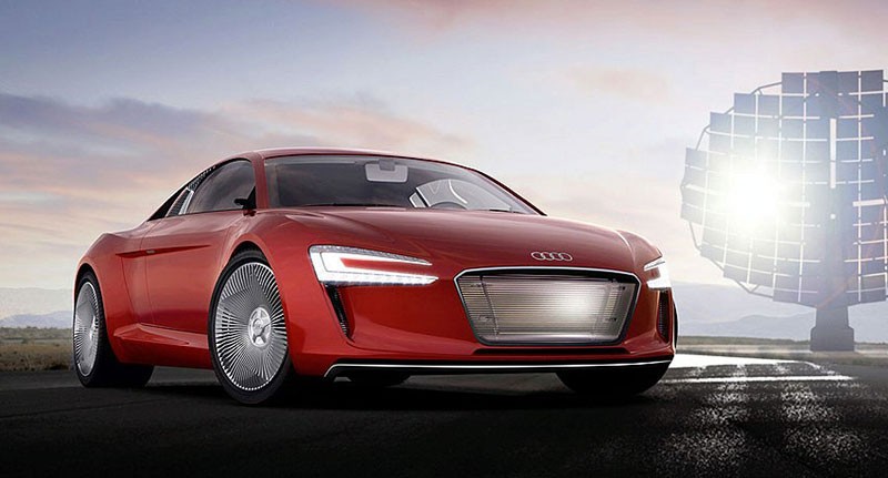 IAA Frankfurt 2009: Audi e-tron: R8 z 4 silnikami elektrycznymi