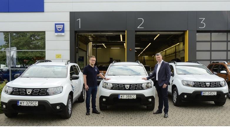 Dacia Duster dla urzędników Państwowego Gospodarstwa Wodnego - Wody Polskie