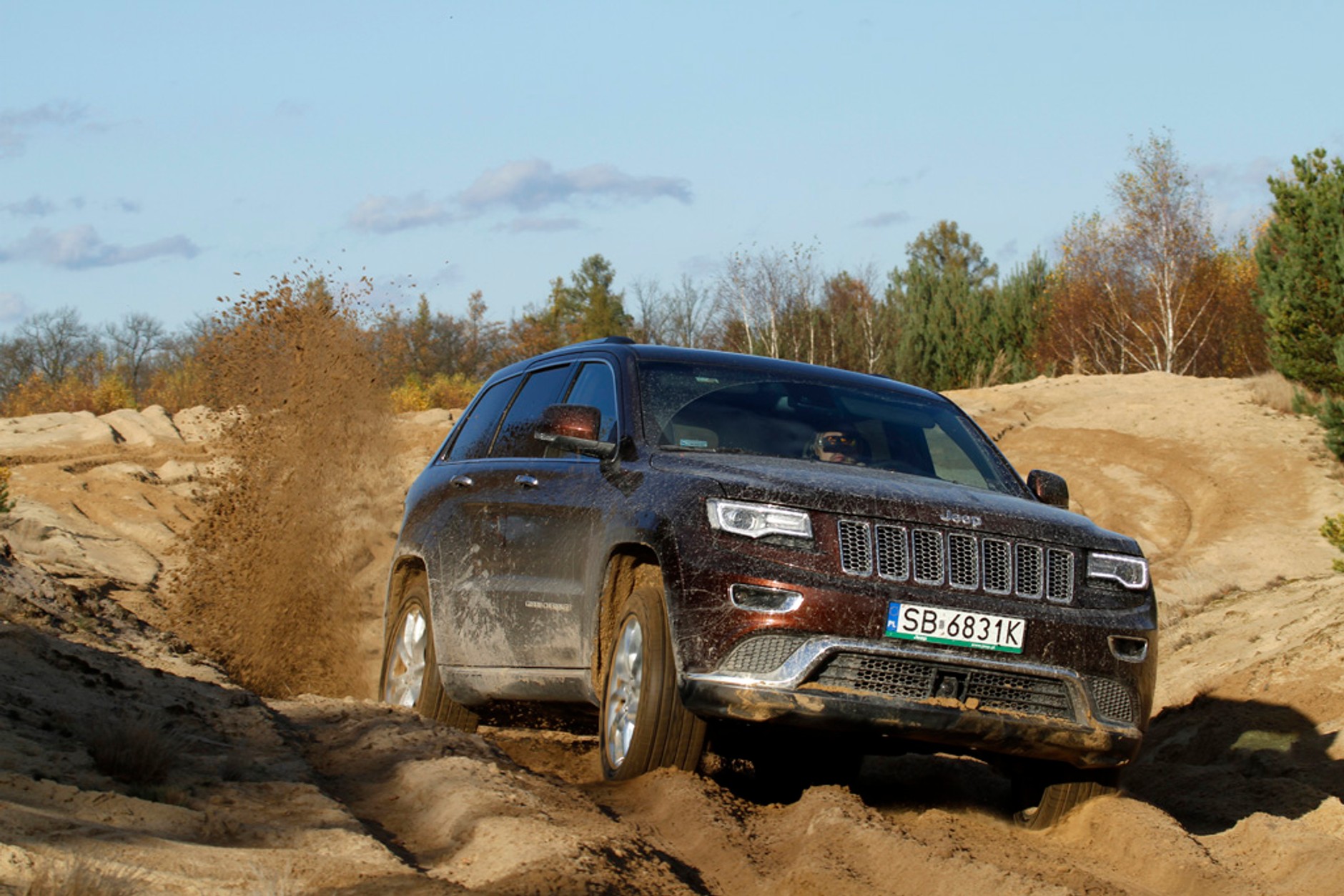 Grand Cherokee w terenie