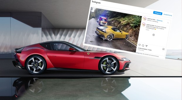 Rozbito pierwsze Ferrari 12Cilindri. Nie udało się utrzymać tajemnicy