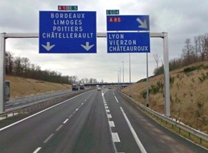 Kierowca na francuskiej autostradzie szukał pomocy w Polsce