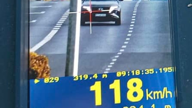 Przekroczenie prędkości 118/50 km/h