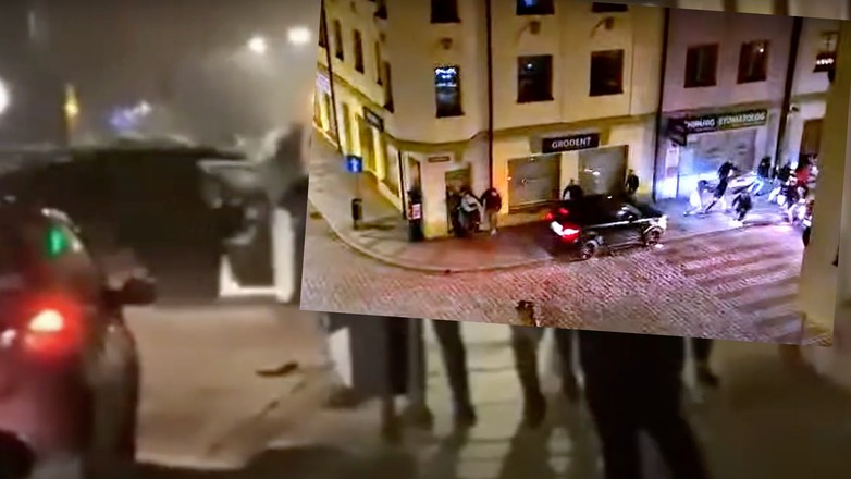 Szaleniec rozjezdżał ludzi w Głogowie na Starym Mieście