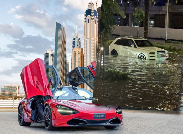 Czy opłaca się ściągnąć Rolls-Royce'a z Dubaju po powodzi? To będzie mina