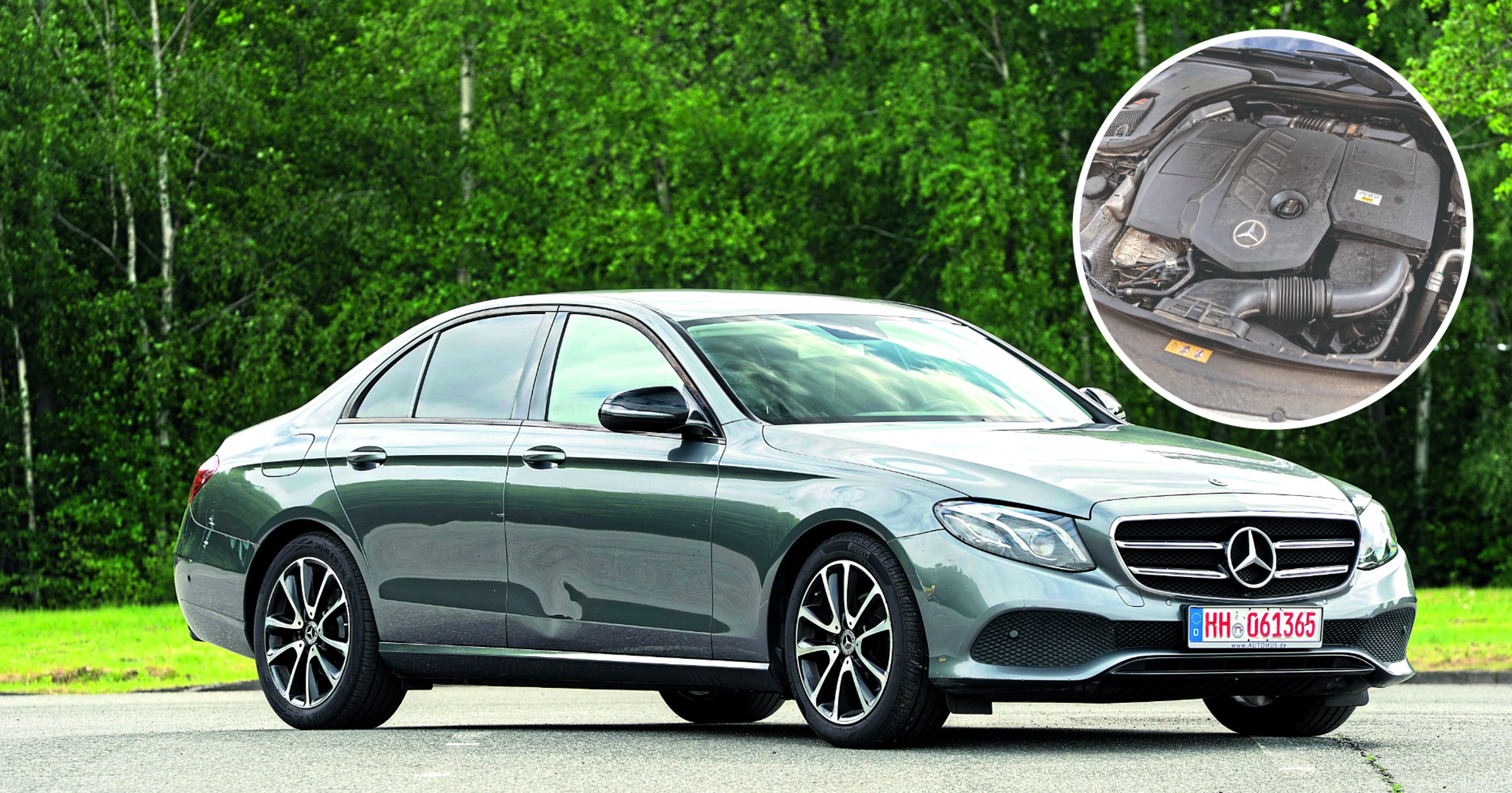 Duże auto z małym silnikiem: Mercedes W213 w wersji E200d po liftingu ma tylko 1.6 l pojemności. Osiągi są przyzwoite. Co z trwałością?