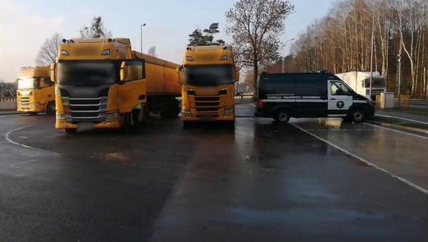 Litewskie ciężarówki nie były puste. Przewoźnik naruszył zasady