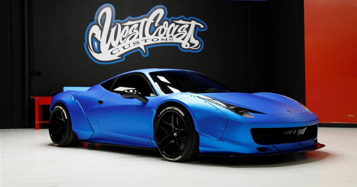 Ciekawostka z ogłoszenia: Ferrari 458 Liberty Walk Justina Biebera