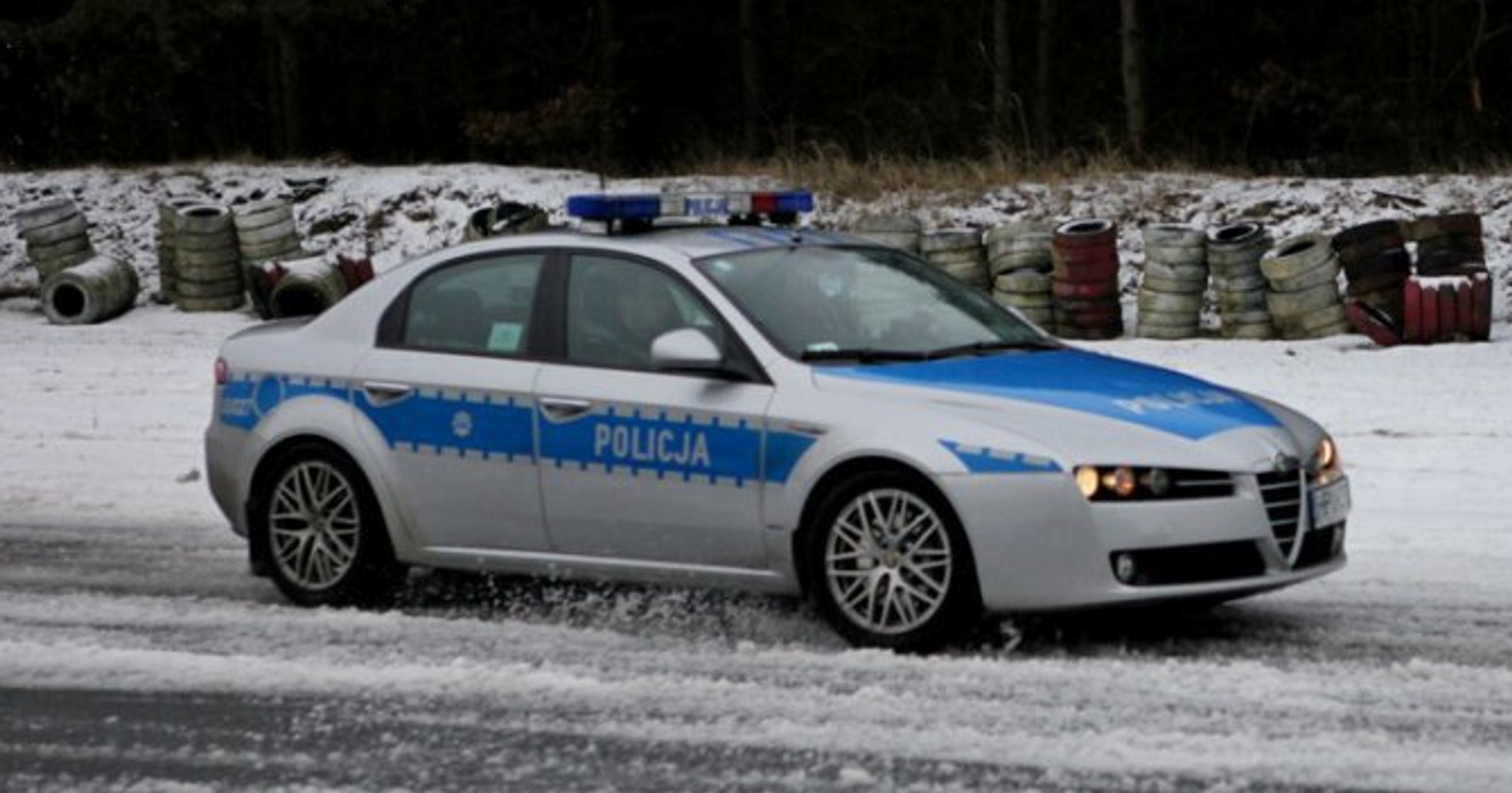 Zimowe szkolenie policji