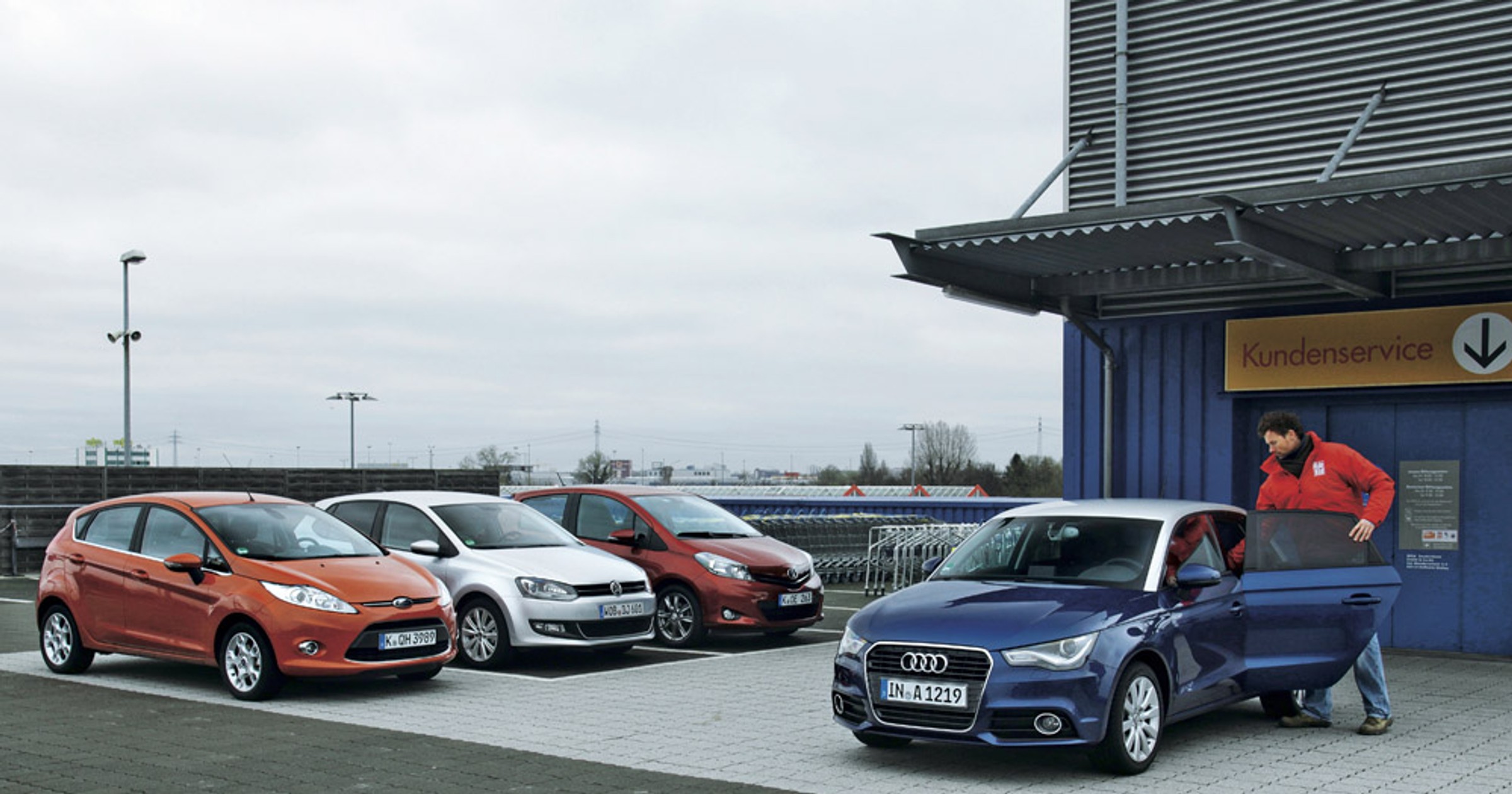 Audi A1 Sportback kontra Ford Fiesta, Volkswagen Polo i Toyota Yaris: mieszczuch z turbo czy bez?