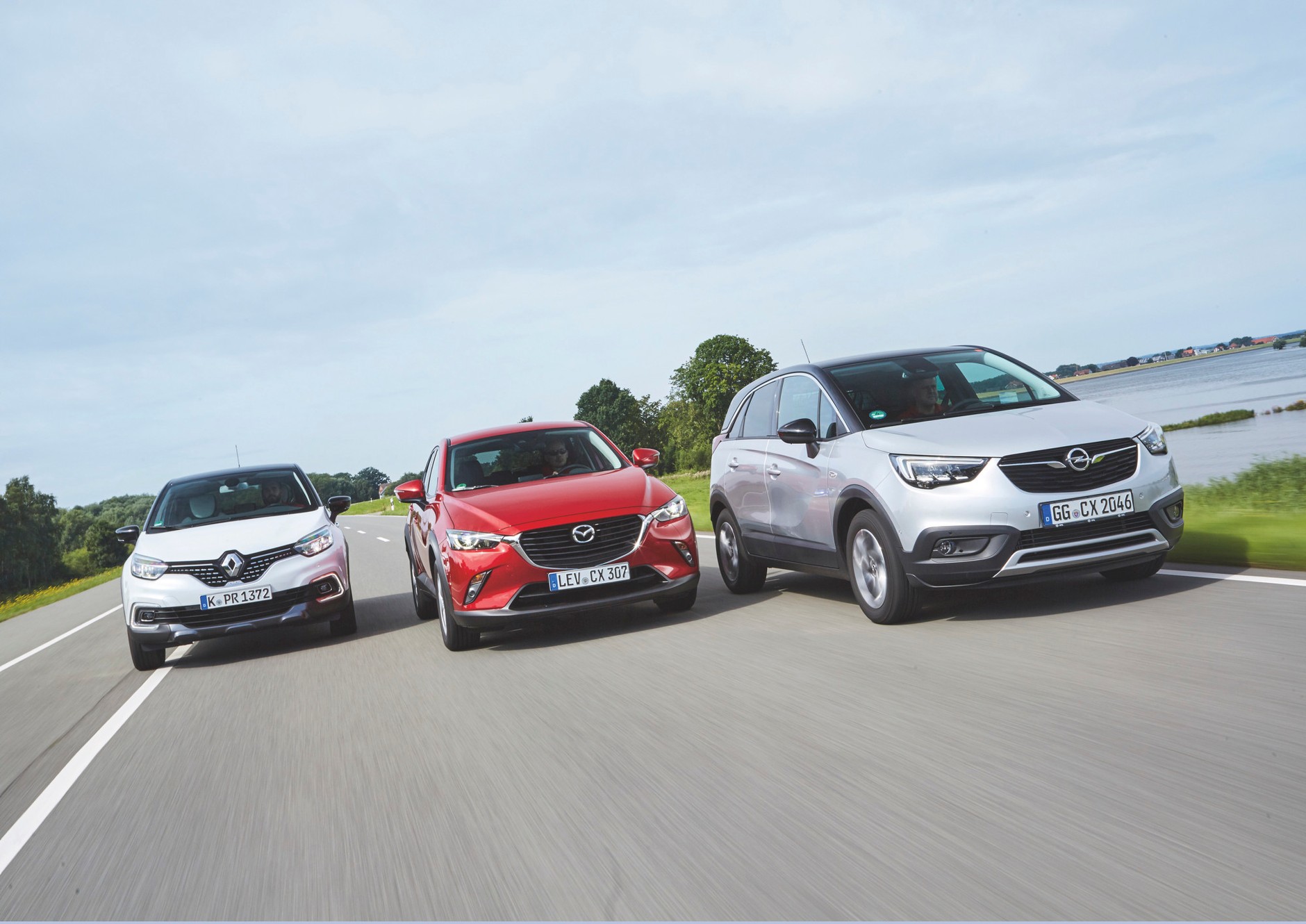 Opel Crossland X kontra Mazda CX-3 i Renault Captur