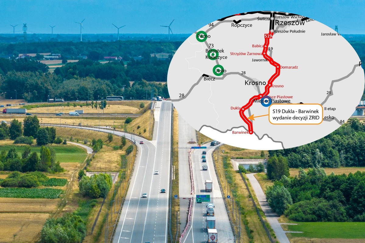 Jest decyzja w sprawie 18 km S19 na południu. GDDKiA podaje datę