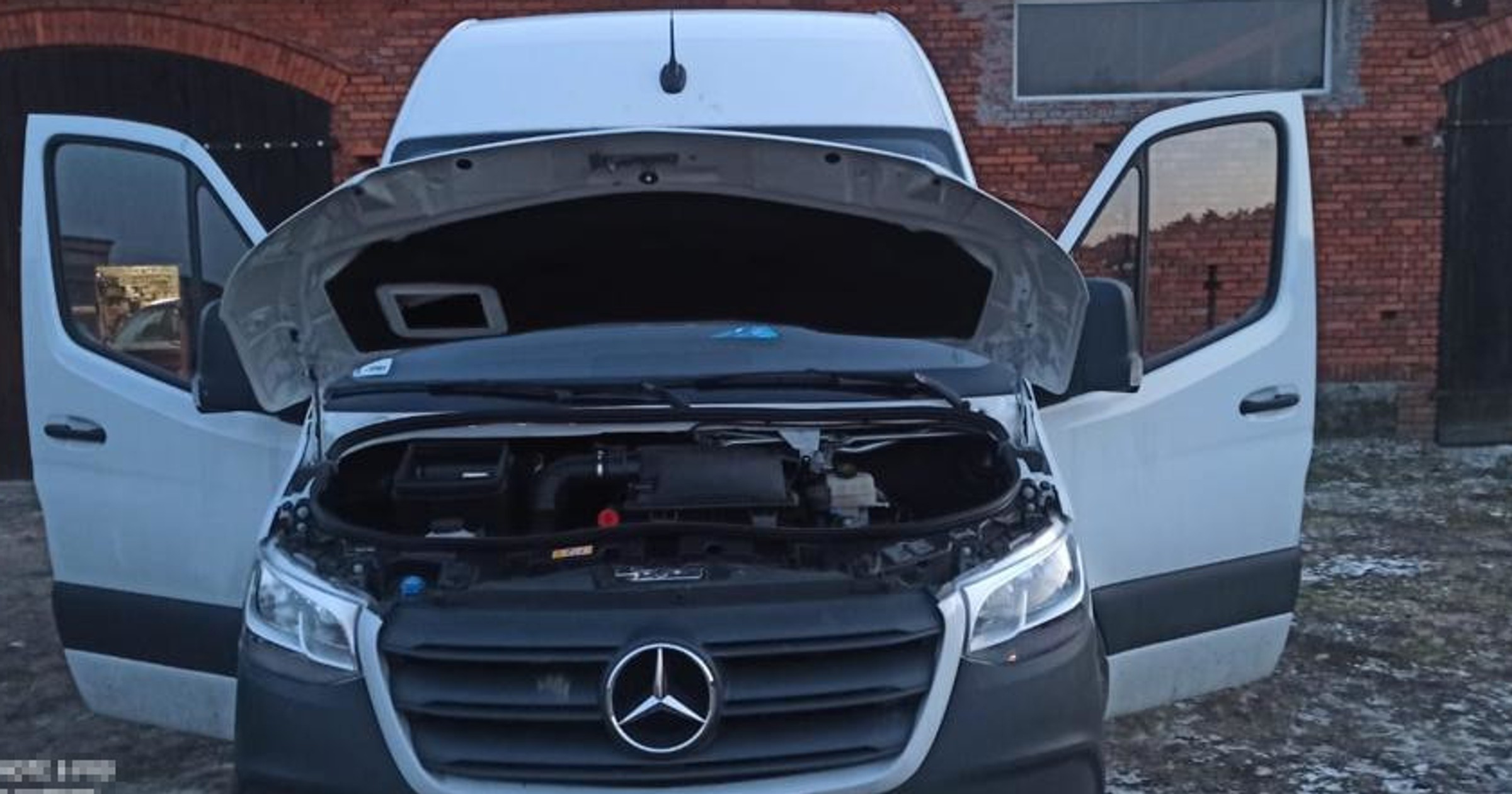 Skradziony Mercedes Sprinter