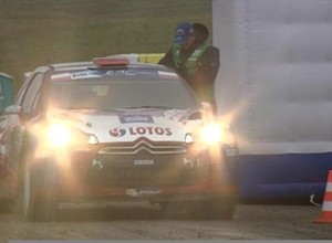 Kubica słabo rozpoczął Rajd Polski