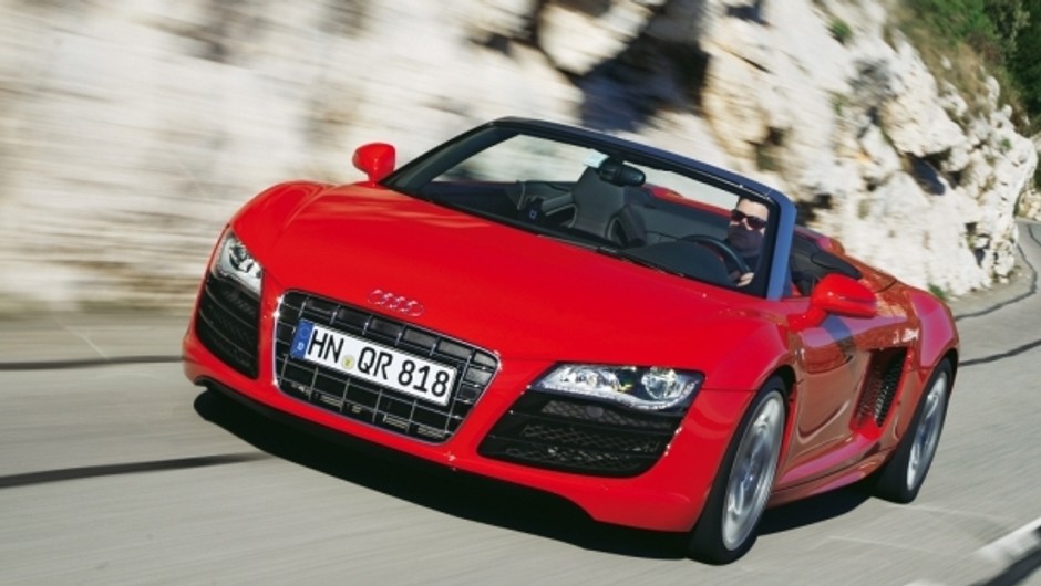 Audi R8 Spyder: 10 w skali Beauforta