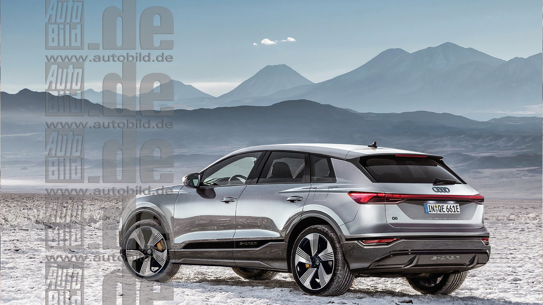 Już zwykłe Audi Q6 e-tron wygląda dość dynamicznie, tymczasem Audi planuje jeszcze wariant Sportback ze ściętym tyłem