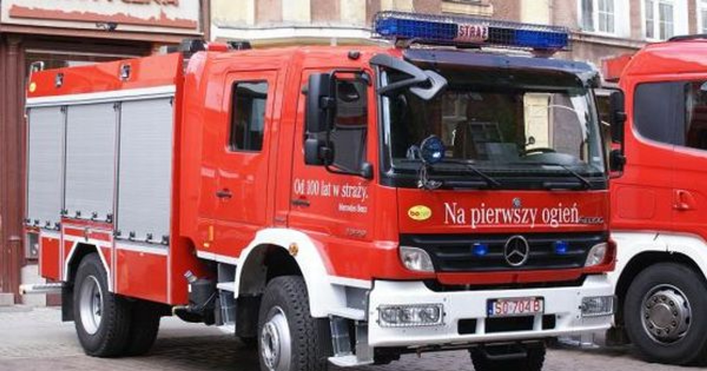 Mercedes w straży pożarnej