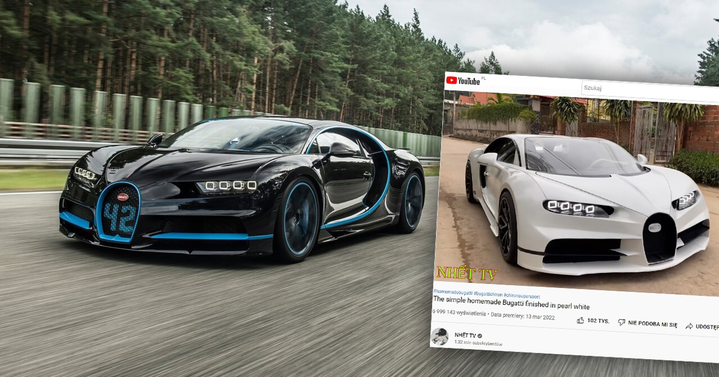 Wietnamczycy sami zbudowali sobie Bugatti Chiron