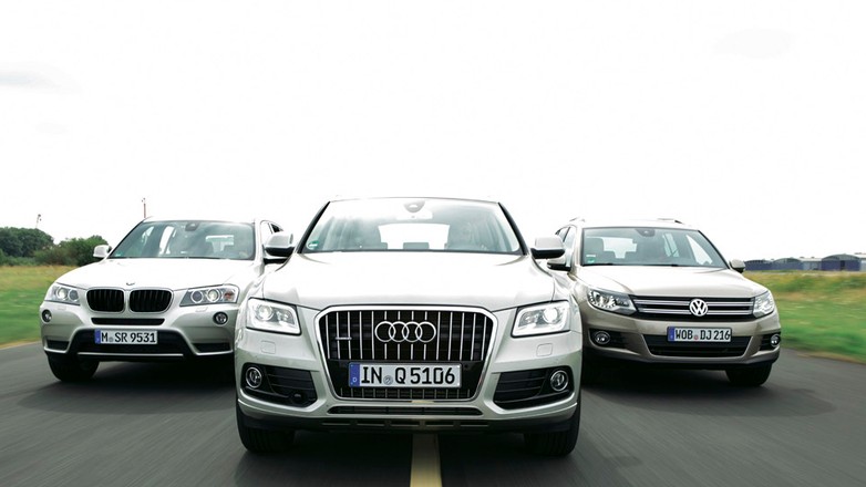 Audi Q5 kontra BMW X3 i VW Tiguan: który SUV okaże się najlepszy